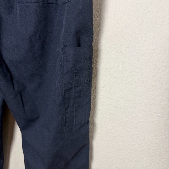 Dagacci Straight Wide Leg Black Scrubs Pants Size Small - Picture 6 of 9